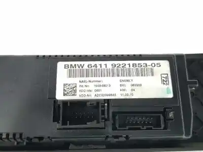 Peça sobressalente para automóvel em segunda mão comando de sofagem (chauffage / ar condicionado) por bmw serie 3 berlina (e90) 2.0 turbodiesel cat referências oem iam 64119221853  a2c53399845