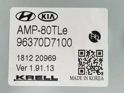 Автозапчастина б/у антенний підсилювач для hyundai tucson (tl, tle) 1.6 gdi посилання на oem iam 96370d7100  96370d7100