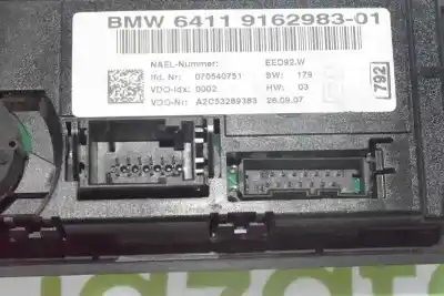 Peça sobressalente para automóvel em segunda mão comando de sofagem (chauffage / ar condicionado) por bmw 3 touring (e91) 320 d referências oem iam 64119162983  64119199260 64119182287 64119183277