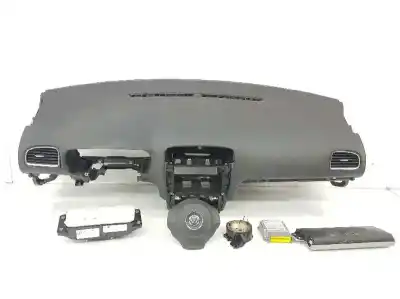Peça sobressalente para automóvel em segunda mão kit airbag por volkswagen golf vi variant (aj5) 1.6 tdi dpf referências oem iam 5k1857001a