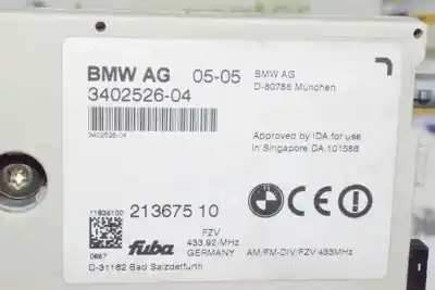 Peça sobressalente para automóvel em segunda mão módulo eletrónico antena por bmw x3 (e83) 2.0 16v diesel cat referências oem iam 65203402526  65203452099