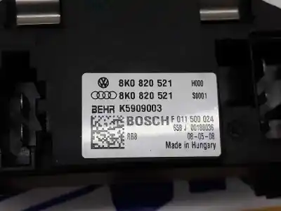 Автозапчастина б/у стійкість на нагревання для audi a4 b8 avant (8k5) 2.0 tdi посилання на oem iam 8k0820521  8k0820521