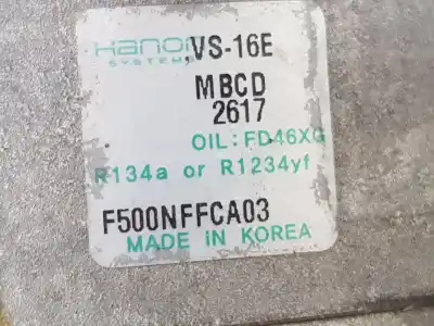 Автозапчастина б/у компресор кондиционера для hyundai tucson (tl, tle) 1.7 crdi посилання на oem iam 97701d7100  97701d7100