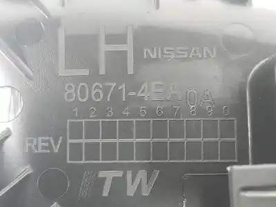 Автозапчасти б/у левая задняя внутренняя ручка за nissan qashqai ii suv (j11, j11_) 1.6 dig-t ссылки oem iam 806714ea0a  806714ea0a