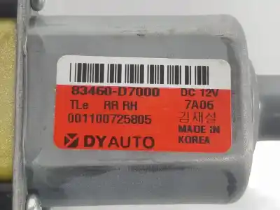 Автозапчасти б/у мотор заднего правого стекла за hyundai tucson (tl, tle) 1.7 crdi ссылки oem iam 83460d7000  83460d7000