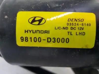 Автозапчасти б/у мотор переднего стеклоочистителя за hyundai tucson (tl, tle) 1.7 crdi ссылки oem iam 98110d3000  98120d3000