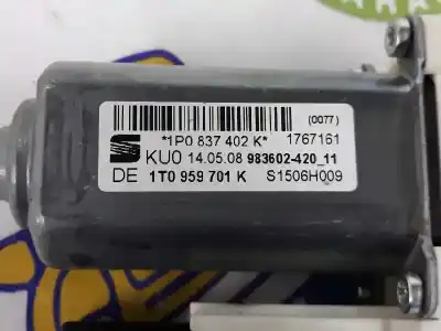 Pezzo di ricambio per auto di seconda mano motore alzacristalli anteriore destro per seat leon 1.6 tdi riferimenti oem iam 1p0837402k 1t0959701k 7746020400 