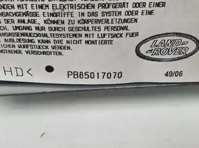 Автозапчастина б/у передня права подушка безопасности для land rover range rover (lm) 3.6 td v8 посилання на oem iam ehm500560  5h22044e42aa