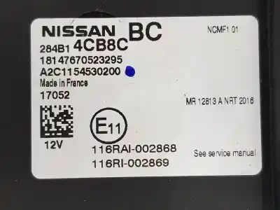 Автозапчастина б/у електронний модуль для nissan qashqai ii suv (j11, j11_) 1.6 dig-t посилання на oem iam 284b14cb8c  284b14cb8c
