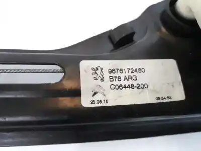 Second-hand car spare part rear left window regulator for citroen c4 picasso ii 1.6 bluehdi 120 oem iam references 9676172480  c06448200