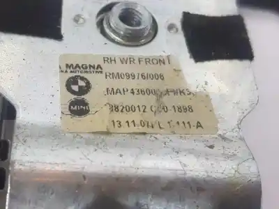 Автозапчастина б/у регулятор переднього правого скла для mini clubman (r55) 1.6 16v diesel cat 109 cv / 80 kw посилання на oem iam 51332756084  51332756084