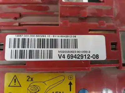 Peça sobressalente para automóvel em segunda mão caixa de fusíveis e relés por bmw 3 coupé (e92) 335 d referências oem iam 61146942912  6942912