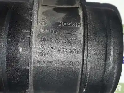 Автозапчастина б/у витратомір повітря для audi a4 b7 avant (8ed) 2.0 tdi 16v посилання на oem iam 074906461b  074906461bv