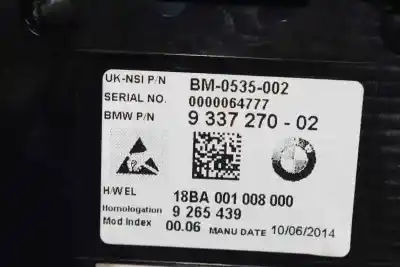 Peça sobressalente para automóvel em segunda mão quadrante por bmw mini 1.5 12v turbodiesel referências oem iam 62106843994  9337270