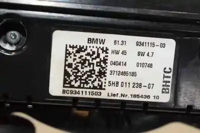 Peça sobressalente para automóvel em segunda mão comando de sofagem (chauffage / ar condicionado) por bmw mini 1.5 12v turbodiesel referências oem iam 61319354509  6131934115