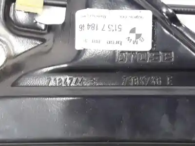 Second-hand car spare part rear right window regulator for bmw 5 (e60) 520 d oem iam references 51357184746  960836xxx