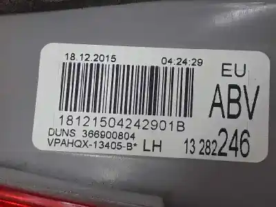 Автозапчасти б/у левый задний фонарь в двери за opel astra j sports tourer (p10) 1.6 cdti (35) ссылки oem iam 13282246  13282246