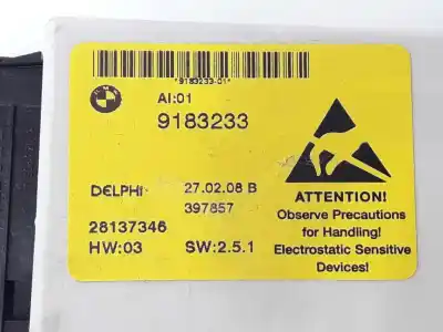 Pezzo di ricambio per auto di seconda mano modulo elettronico per bmw 5 (e60) 520 d riferimenti oem iam 61319183233  9183233