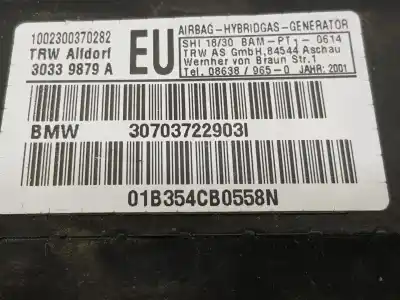 Second-hand car spare part left side airbag for bmw 3 (e46) 320 d oem iam references 721227037229  721227037229