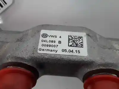 Автозапчастина б/у рампа инжектора для seat leon (5f1) 1.6 tdi посилання на oem iam r04l125a 04l089b  sensor de presion rampa inyeccion 04l906054 valvula regulacio
