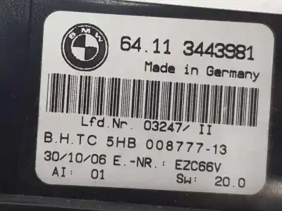 Second-hand car spare part climate control for bmw x3 (e83) 2.5 si oem iam references 64113443981  64113443981
