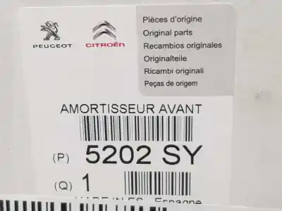 Second-hand car spare part front left shock absorber for citroen c3 1.4 16v 88 cv / 65 kw oem iam references 5202sy  5202sy