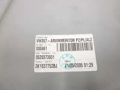Автозапчасти б/у регулятор стекла переднего правого за volkswagen caddy ka/kb (2k) kombi ссылки oem iam 2k1837752bj  2k1837752bj