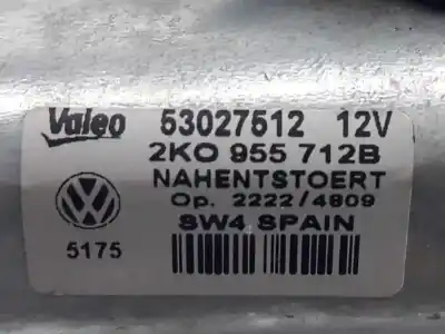 Автозапчастина б/у двигатель заднього склоочисника для volkswagen caddy ka/kb 2.0 sdi посилання на oem iam 2k0955712b  2k0955712b