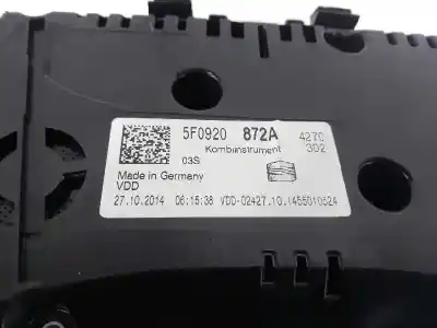 Peça sobressalente para automóvel em segunda mão quadrante por seat leon (5f1) fr 122 cv / 90 kw referências oem iam 5f0920872a  5f0920872a