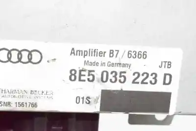 Автозапчастина б/у антенний підсилювач для audi a4 b7 (8ec) 2.0 tdi 16v посилання на oem iam 8e5035223d  8e5035223d