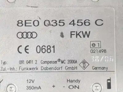 Автозапчасти б/у антенный усилитель за audi a4 b7 (8ec) 2.0 tdi ссылки oem iam 8e0035456c  8e0035456c