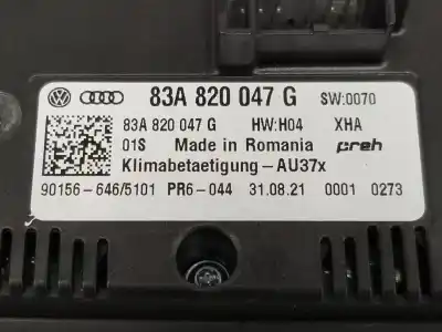 Second-hand car spare part climate control for audi a1 sportback 1.0 tfsi oem iam references 83a820047g