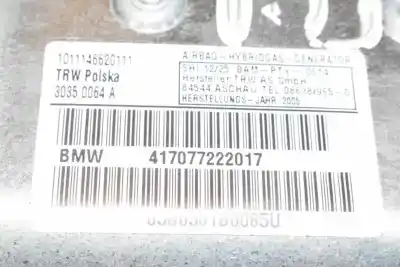 Автозапчастина б/у задня права бічна подушка безпеки для bmw 7 (e65, e66, e67) 730 ld посилання на oem iam 7077222  72127077222 72127226163