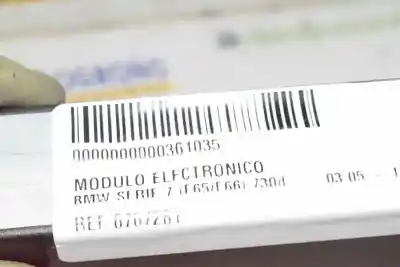 Second-hand car spare part electronic module for bmw 7 (e65, e66, e67) 730 ld oem iam references 37156767281  37156759599