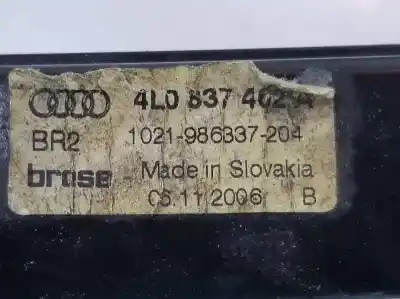 Автозапчасти б/у регулятор стекла переднего правого за audi q7 (4l) 3.0 v6 24v tdi ссылки oem iam 4l0837402a  4l0837402a