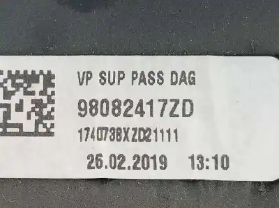 Автозапчастина б/у бардачок для citroen jumpy spacetourer 2.0 blue-hdi fap посилання на oem iam 98082417zd  98098194zd