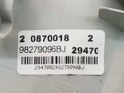 İkinci el araba yedek parçası iç isik için citroen jumpy spacetourer 2.0 blue-hdi fap oem iam referansları 98279096bj  98086562bj