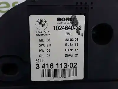 Peça sobressalente para automóvel em segunda mão quadrante por bmw x3 3.0 turbodiesel referências oem iam 62113416113  62103451581