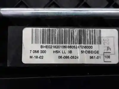 Peça sobressalente para automóvel em segunda mão porta luvas por bmw x3 3.0 turbodiesel referências oem iam 51163413776  51163413777