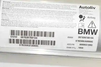 Автозапчастина б/у передня права подушка безопасности для bmw 5 touring (e61) 520 d посилання на oem iam 72127039708  397039708134