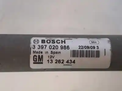 Автозапчастина б/у двигатель передніх склоочисників для opel astra j (p10) 1.7 cdti (68) посилання на oem iam 13262434  3397020986