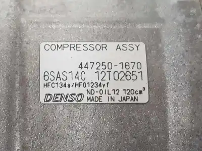 Second-hand car spare part air conditioning compressor for mercedes-benz clase a (w176) 2.1 cdi cat 136 cv / 100 kw oem iam references a0008304660