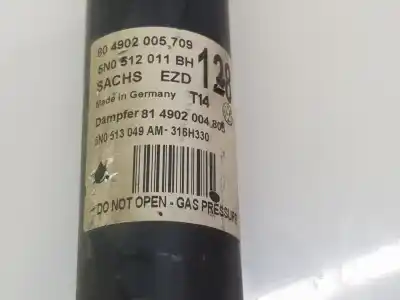 Peça sobressalente para automóvel em segunda mão amortecedor traseiro esquerdo por volkswagen tiguan 2.0 tdi referências oem iam 5n0512011bh