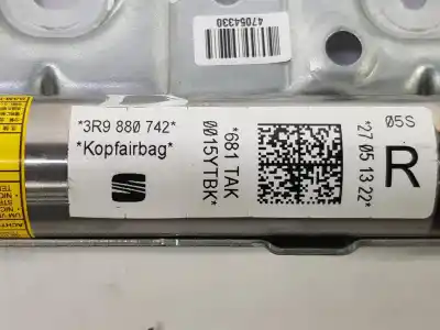 Автозапчастина б/у передня права подушка безпеки для seat exeo st (3r5) (2009>) 2.0 tdi посилання на oem iam 3r9880742  3r9880742