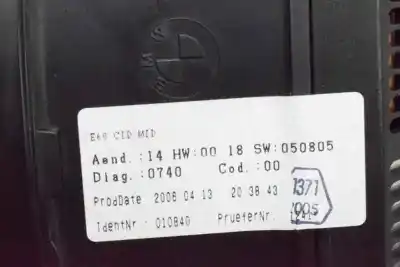 Second-hand car spare part multifunction display for bmw 5 touring (e61) 520 d oem iam references 65826989395  65826989395