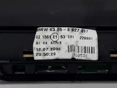 Second-hand car spare part center tailgate light for bmw 5 (e60) 530 d oem iam references 63256927017  63257145659