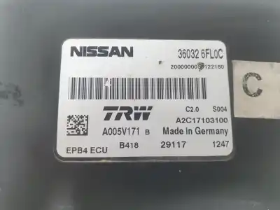 Автозапчасти б/у электронный модуль за nissan qashqai ii suv (j11, j11_) 1.2 dig-t ссылки oem iam 360326fl0c  360326fl0c