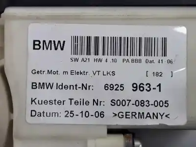 Second-hand car spare part left front window motor for bmw x3 (e83) 2.5 si oem iam references 67626925963  6925963