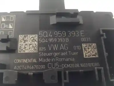 Автозапчастина б/у електронний модуль для seat leon (5f1) reference посилання на oem iam 5q4959393e  5q4959393e