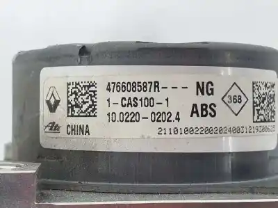Second-hand car spare part abs for dacia lodgy (js_) 1.2 tce (jsay jsm0) oem iam references 476608587r  10022002024